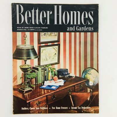 Better Homes & Gardens Magazine March 1946 A Cheese Guide to Good Eating-image