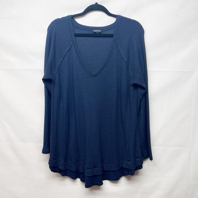 Torrid Womens Thermal 2X Waffle Knit Stretch Comfort Relaxed Sleep Lounge Cozy -image