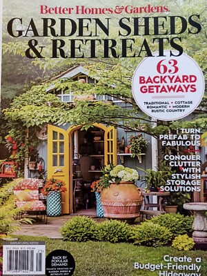Garden Sheds & Retreats Better Homes & Garden Magazine- BRAND NEW-image