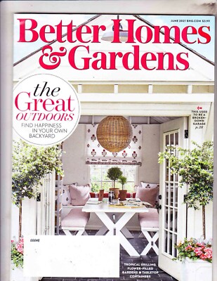 BETTER HOMES & GARDENS MAGAZINE----JUNE 2021-image