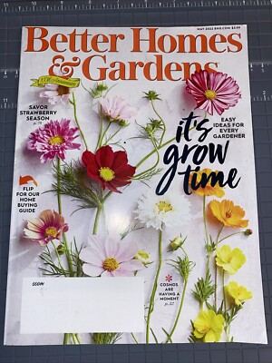 Better Homes and Gardens Magazine Easy Gardening Ideas Cosmos Strawberries 2022 -image