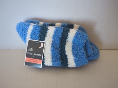 West Loop Women's Cozy Striped Socks Size 6-10-image