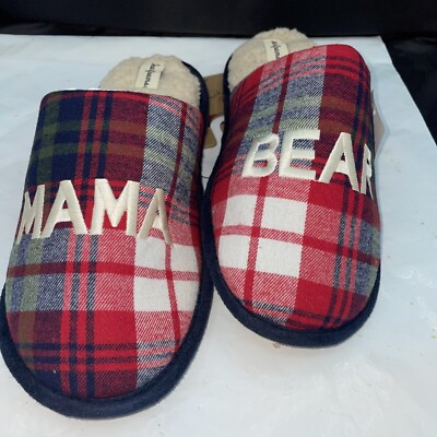 Dearfoams Cozy Comfort Women's Mama Bear Clog Slippers Large 9-10-image