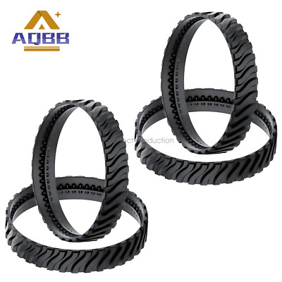 R0526100 Set of 4 Track Pool Cleaner Wheel Tire For Zodiac Baracuda MX8 / MX6-image