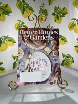 Better Homes & Gardens Magazine Nov 2019 No Fuss Holiday Thanksgiving Guide Host-image