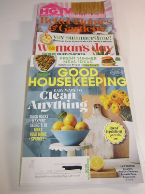 4 Magazines   2022 Summer   HGTV  Better Homes Gardens Woman's Day Good House-image