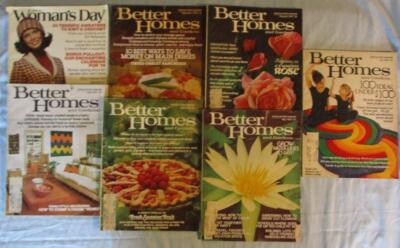 Vtg Lot of 6 1979 Better Homes and Gardens Magazines Roses Grow Water Liles Pies-image