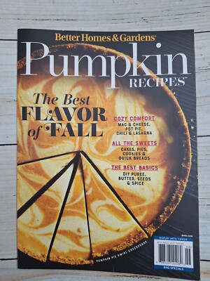Better Homes & Gardens Pumpkin Recipes December 2024 Magazine Flavor of Fall-image
