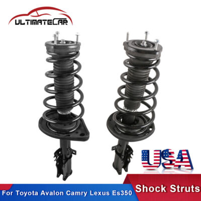 Set 2 Rear Complete Shock Absorbers For 07-11 Toyota Avalon Camry Lexus Es350-image
