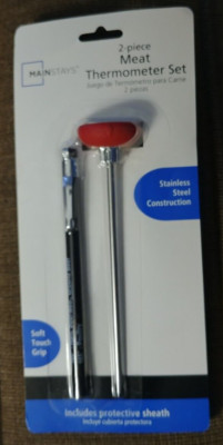 Mainstays 2 piece Meat thermometer Red 00996STW-image