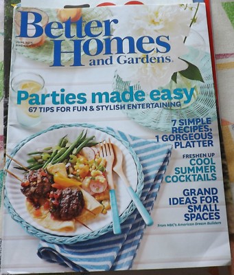 Better Homes and Gardens Monthly Magazine June 2014 New Unread English Fast Ship-image