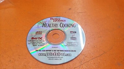 ⭐️⭐️⭐️⭐️⭐️ Better Homes And Gardens New Healthy Cooking CD-ROM Disc 1999-image