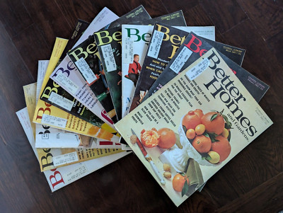 Lot 12 BETTER HOMES & GARDENS 1965 magazine Complete Year CHRISTMAS-Recipes-ADS-image