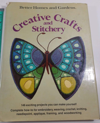 1976 Better Homes and Gardens Creative Crafts and Stichery book HB/DJ good-image