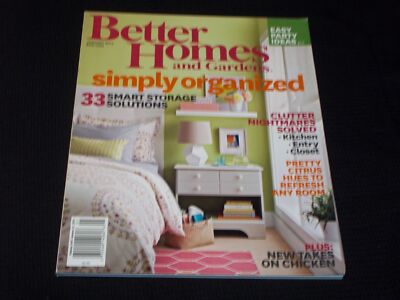 2014 JANUARY BETTER HOMES & GARDENS MAGAZINE - SIMPLY ORGANIZED COVER - E 4649-image