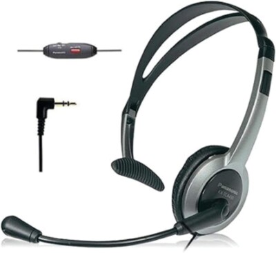 Panasonic KX-TCA430 Comfort Fit Over the Head Headset with Flexible Mic-image