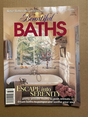 Beautiful Baths By Better Homes And Gardens 1998 New Condition Free Shipping-image