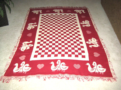 Throw Blanket Hearts, Ducks & Swans 68