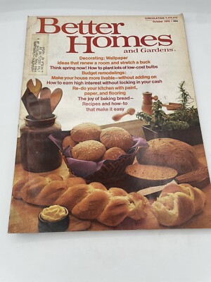 Better Homes and Gardens October 1974 Magazine Vintage MCM-image