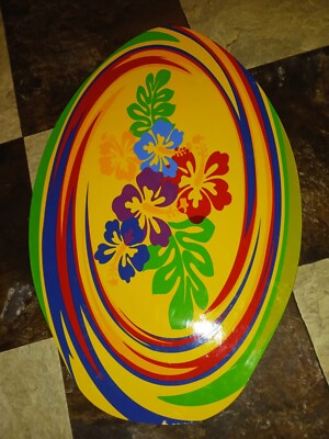 STRAND~Wooden Wave Skimboard, Bright Colors & Retro Design Myrtle Beach, SC -image