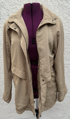 Mulberry Street Vintage Softshell Zip Coat Lined Jacket Size M-image