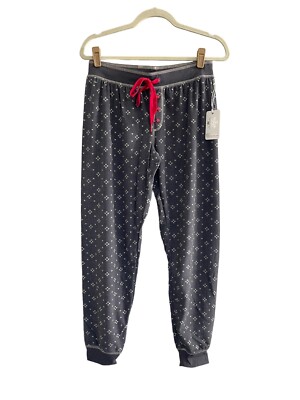 NWT P.J. Salvage Small Grey Light Waffle Fleece Pajama Lounge Pants #PQ5/33-image