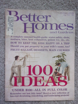 July 1964 Better Homes and Gardens Magazine-image