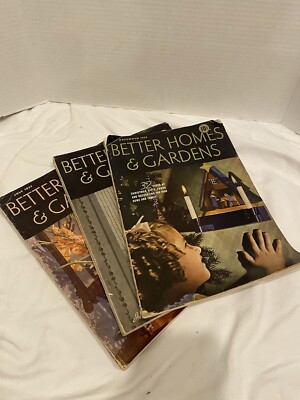 Better Homes & Gardens Magazine VintagE Magazine’s-set 4-image