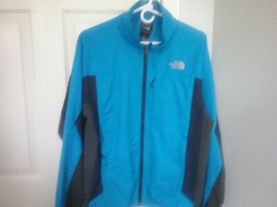Vintage The North Face Mens Windbreaker Jacket Medium Blue -image
