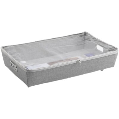 Better Homes & Gardens Rolling Polyester & Cotton Under Bed Zippered Storage Bin-image