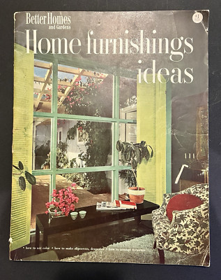 1948 Better Homes and Gardens - Home Furnishings Ideas Vintage Magazine-image