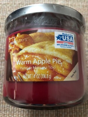3-WICK CANDLE 14.5 OZ Warm Apple Pie Fragrance-image