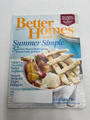 Better Homes & Gardens Magazine - August 2008 Summer Simple-image