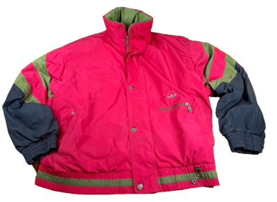 Vintage VTG Bogner FIRE RED OLIVE BLACK Ski Jacket Mens XL 38 Made In USA 😫🤒😷-image