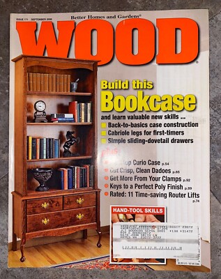 Better Homes Garden WOOD Magazine Working 171 September 2006-image