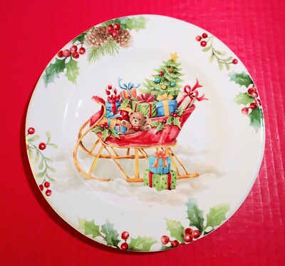 Pier 1 WINTER'S WONDER Accent Salad Plate 8 3/4
