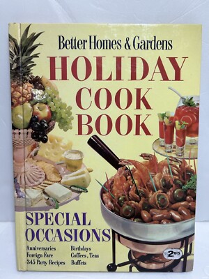 Better Homes & Gardens Holiday Cook Book Special Occasions 1st Edition 1959 -image