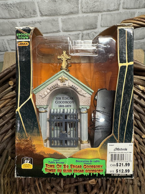2002 Lemax Spooky Town Halloween Tomb Of Sir Edgar -image