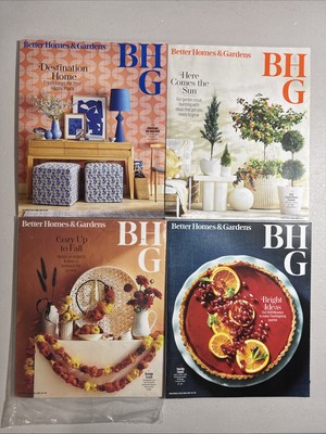 Lot Of 4 Better Homes & Gardens Magazines-image