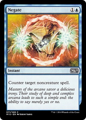 4 NEGATE ~mtg NM-M M15 Magic 2015 Com x4-image