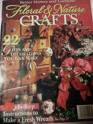 Floral & Nature Crafts Better Homes and Gardens Magazine November 1995 X12-image