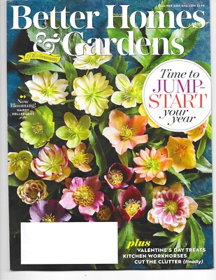 Better Homes & Gardens January February 2022 Magazine Jump Start Your Year New-image