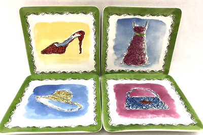 Appetizer Luncheon Plates Square 6