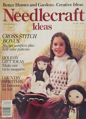 Better Home And Gardens Needlecraft Ideas Magazine Patterns Crafts Fall 1986 b9-image
