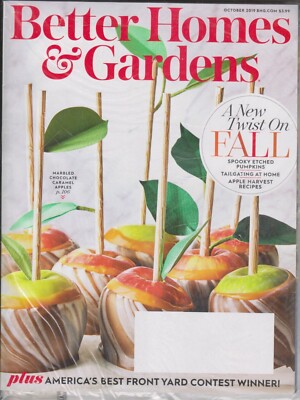Better Homes & Gardens October 2019 A New Twist On Fall  (Magazine: Home and Gar-image