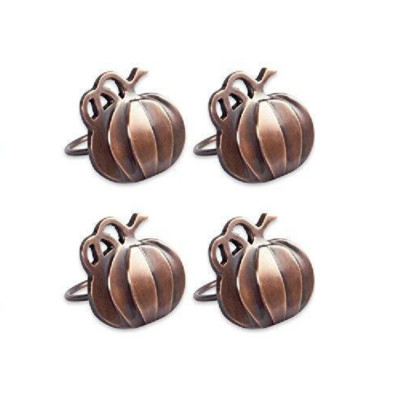 DII Holiday Tabletop Collection Decorative Napkin Ring Set, Rustic Harvest New-image