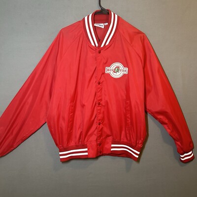 VTG Ohio State Snap Up Wind Breaker Adult XL Red Chalk Line-image