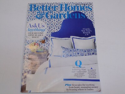 Better Homes Gardens Magazine Jan 2021 Lucky New Years Brunch Bedroom Colors Q&A-image