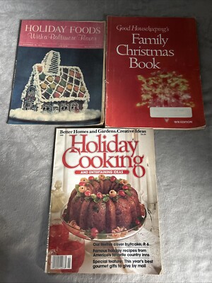 3 Vintage Holiday/Christmas Magazines Better Homes And Gardens Good Housekeeping-image