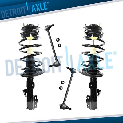 4pc Front Struts Sway Bars for 2010-2013 Lexus RX350 RX450h Toyota Highlander-image